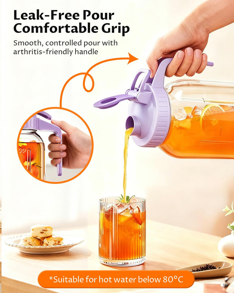 64oz Mason Jar Pitcher