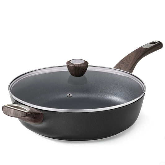 Nonstick Frying Pan Skillet with Lid