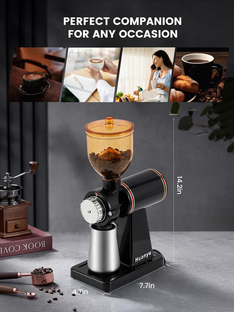 60mm Flat Burr Coffee Grinder