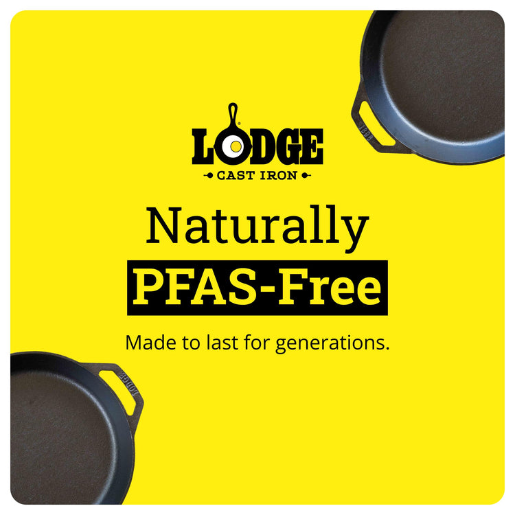 Pre Seasoned Cast Iron Dual Handle Pan (12 Inch)