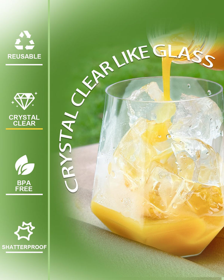 40 Pack Plastic Wine Glasses (40 Count)