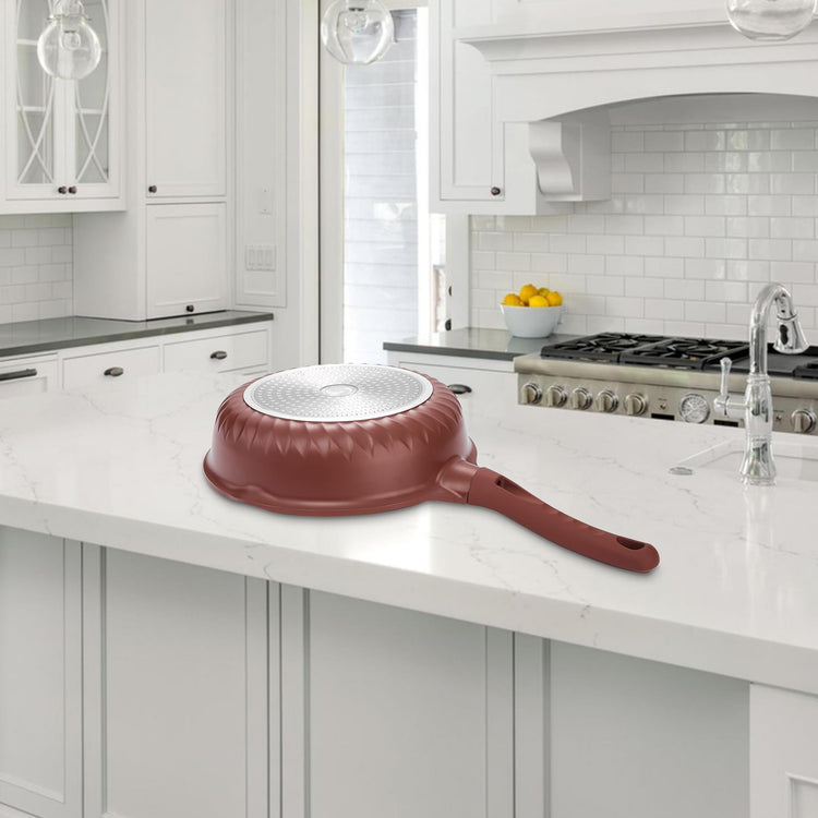 12" Terracotta Nonstick Ceramic Red Frying Pan