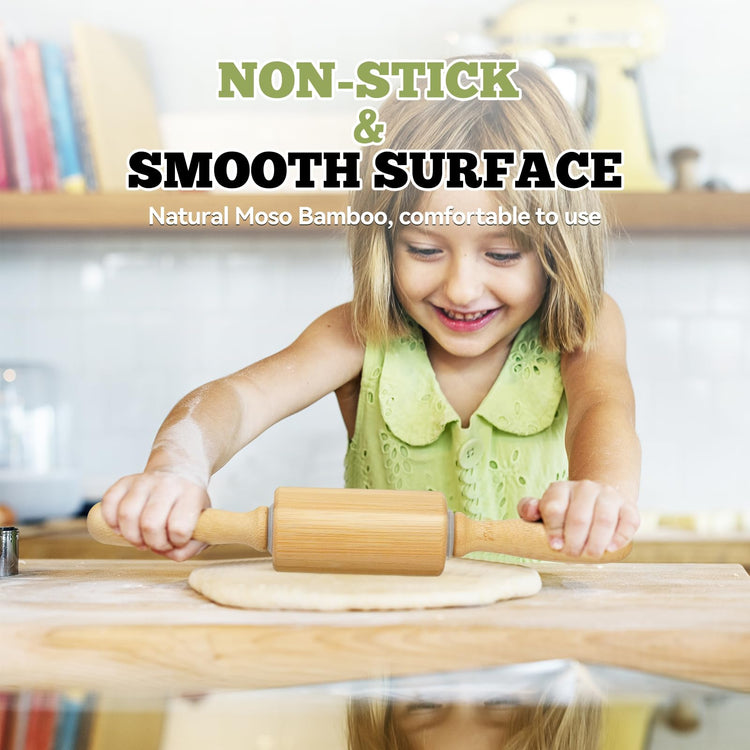 10 inch Wooden Rolling Pin for Baking