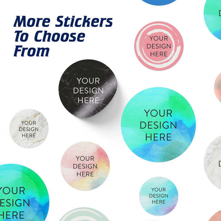100 Custom Vinyl Stickers (100 Count)