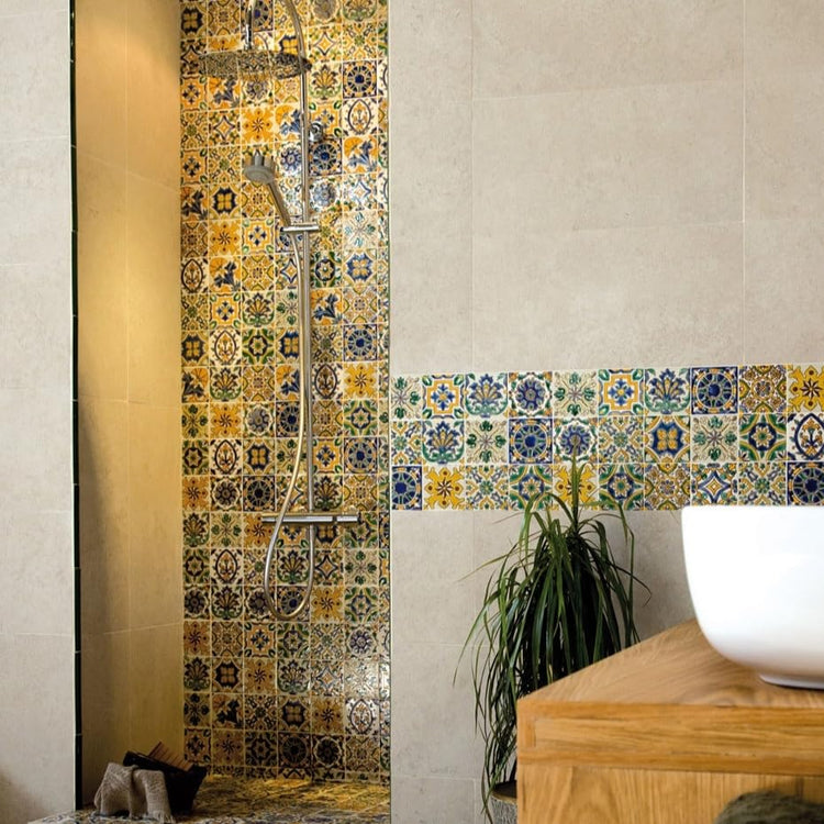 Set of 9 Decorative Ceramic Tiles (9 Count)
