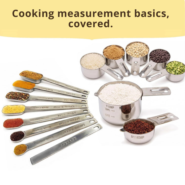 Measuring Cups and Spoons Set of 15