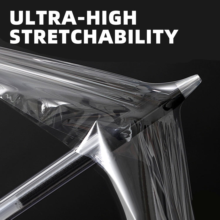 Clear Stretch Wrap Film 5" x 1000ft Roll with Handle