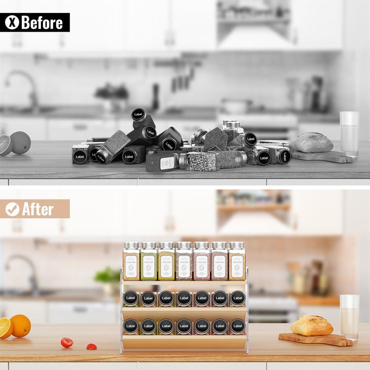 3 Tiered Spice Rack Organizer for Cabinet
