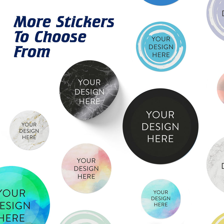 Custom Vinyl Stickers Your Image (100 Count)
