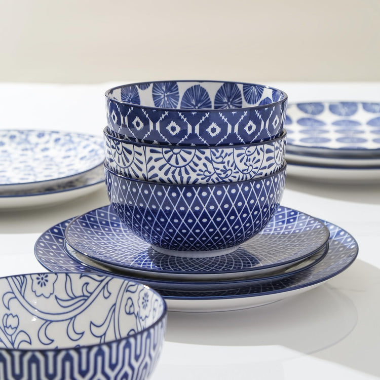 30 Pieces Ceramic Dinnerware Sets for 6