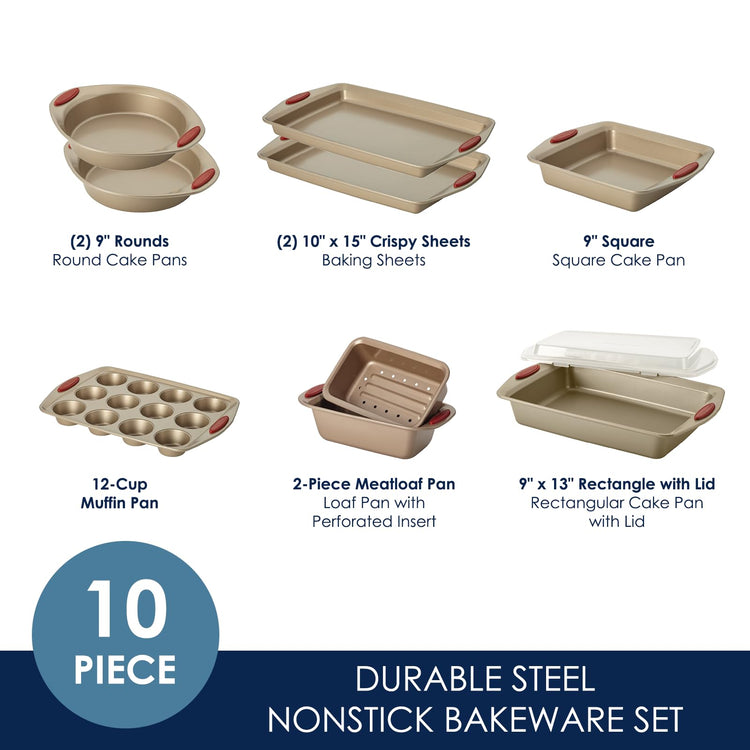 Cucina Nonstick Bakeware Baking Pans Set