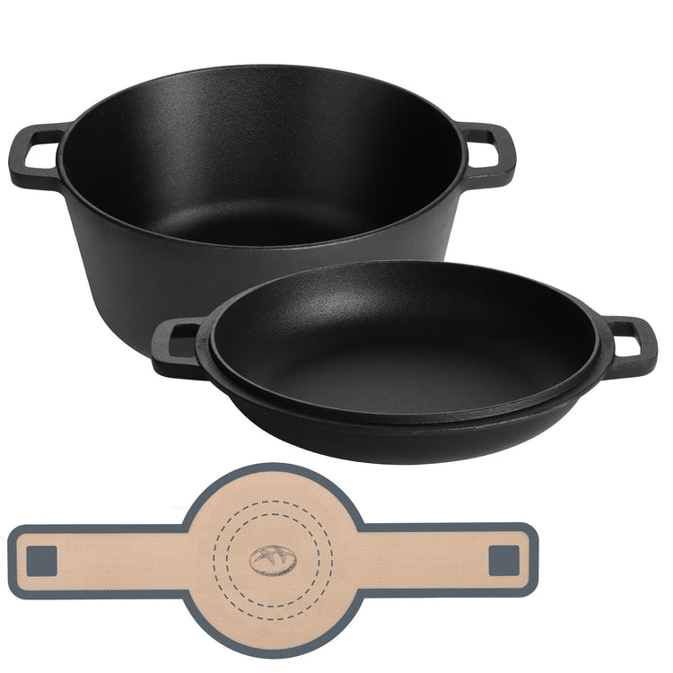 Pre Seasoned Cast Iron Dutch Oven