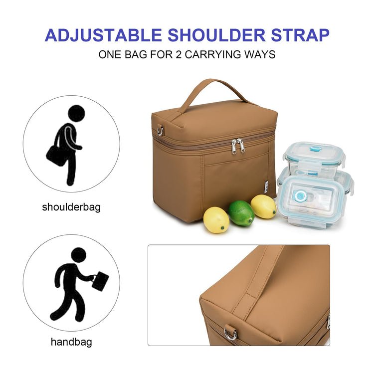 NOL 8L Insulated Lunch Bag for Women