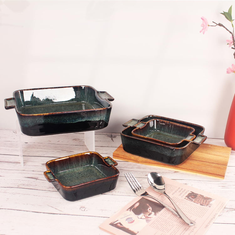 Ceramic Casserole Baking Dish (2 Count)