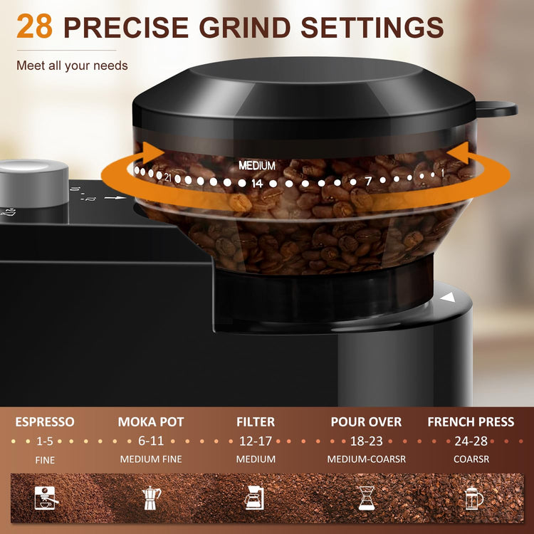 Electric Burr Coffee Grinder