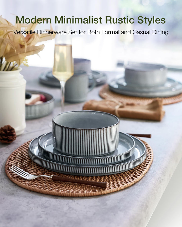 Star Stoneware Dinnerware Set (12 Count)