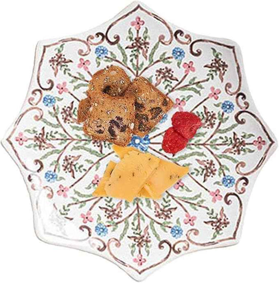 Juliska Villa Seville Place Setting (Chambray, Scalloped Side/Cocktail Plate Set/4)