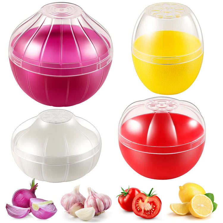 Vegetable and Fruit Storage Containers for Fridge (4 Count)