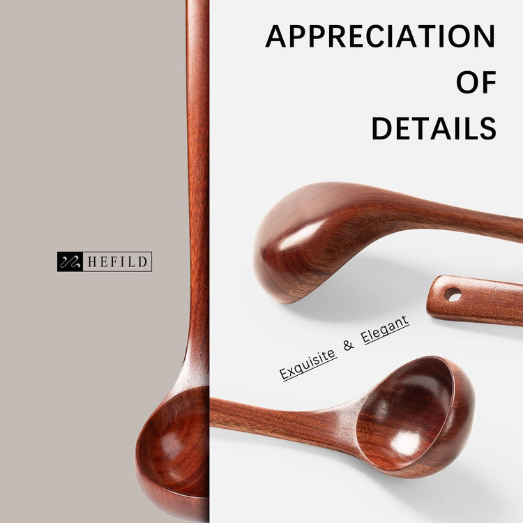 Wooden Soup Ladle for Cooking