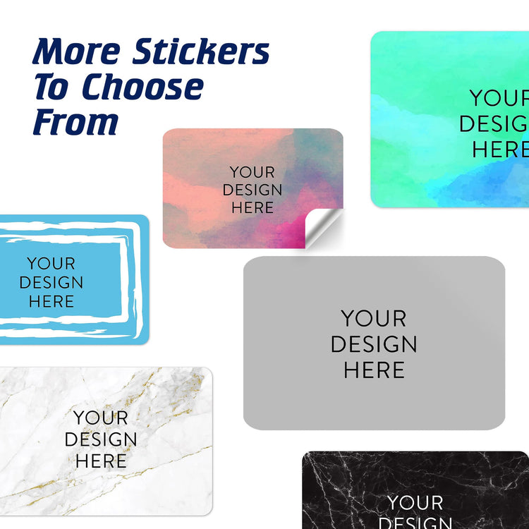 Custom Vinyl Stickers Your Image (100 Count)