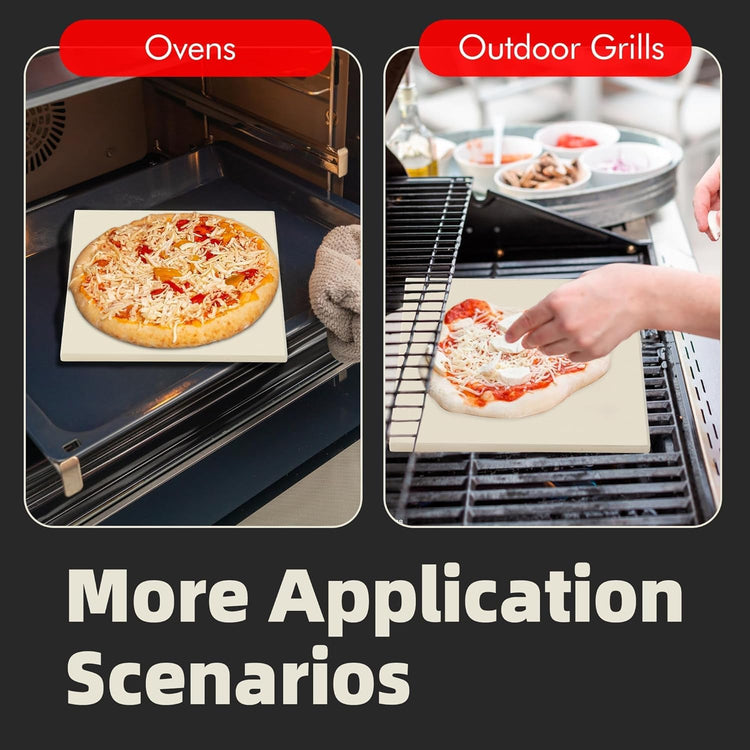 12.6" Square Pizza Stone