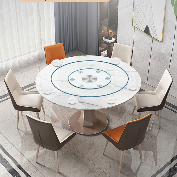 36" Heavy-Duty Lazy Susan Turntable - 1/3" Thick Extra-Thick Tempered Glass - Silent & Smooth Swivel for Large Dining Tables, Centerpiece