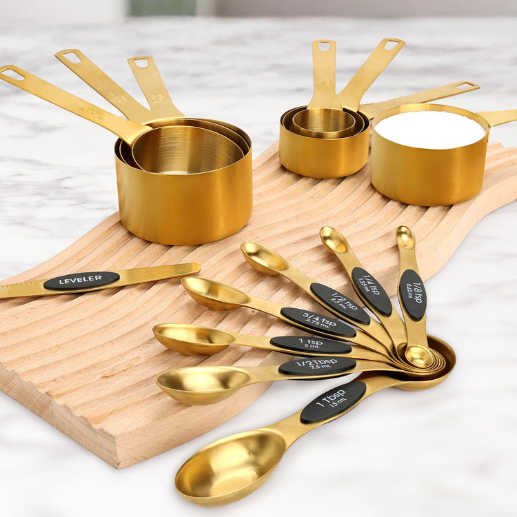 Magnetic Measuring Cups & Spoons Set for Cooking