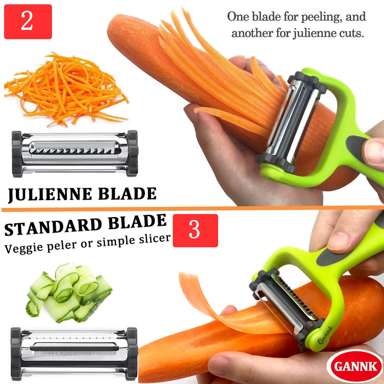 Potato Apple Vegetable Peelers for Kitchen (2 Count)