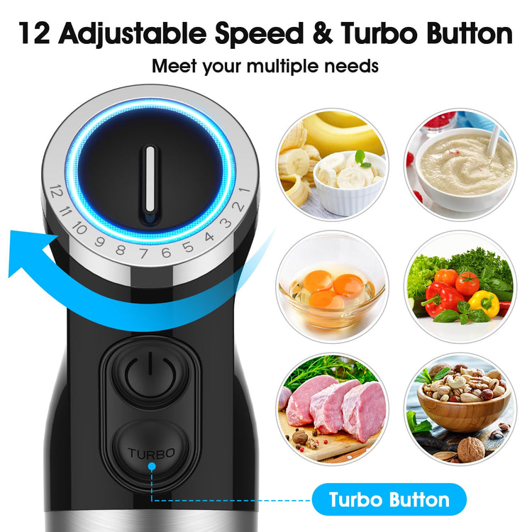 Upgraded Immersion Blender Handheld