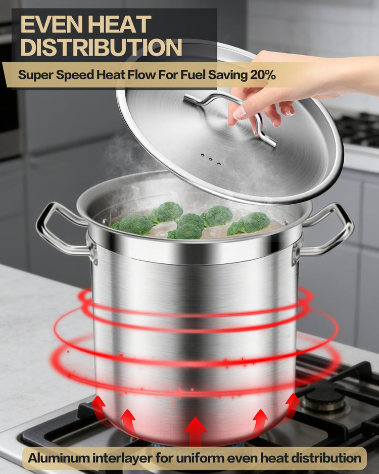 20 Quart Soup Pot with Lid