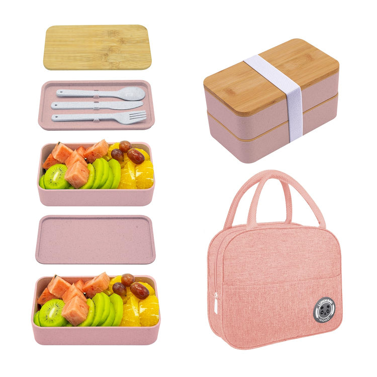 Bento Box Adult Lunch Box with Dividers