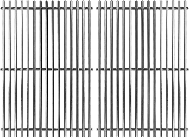 19.5" Stainless Steel Cooking Grates for Weber Genesis 300 Series, 19.5" Grill Grates Replacement Parts for Genesis E310 E320 E330 S310 S320 S330, Weber Genesis Grill Grates 7528/7524
