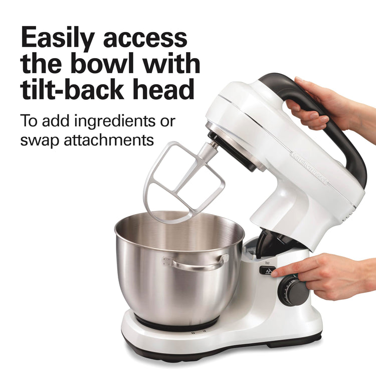 4 Qt Electric Stand Mixer With 7 Speeds