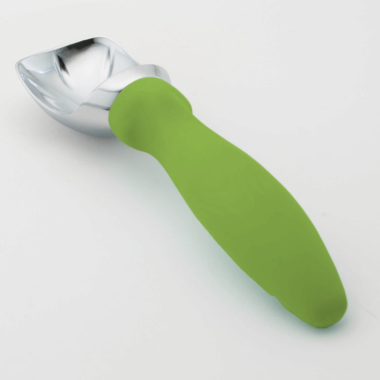 Heavy Duty Metal Ice Cream Scoop with Soft Grip Handle