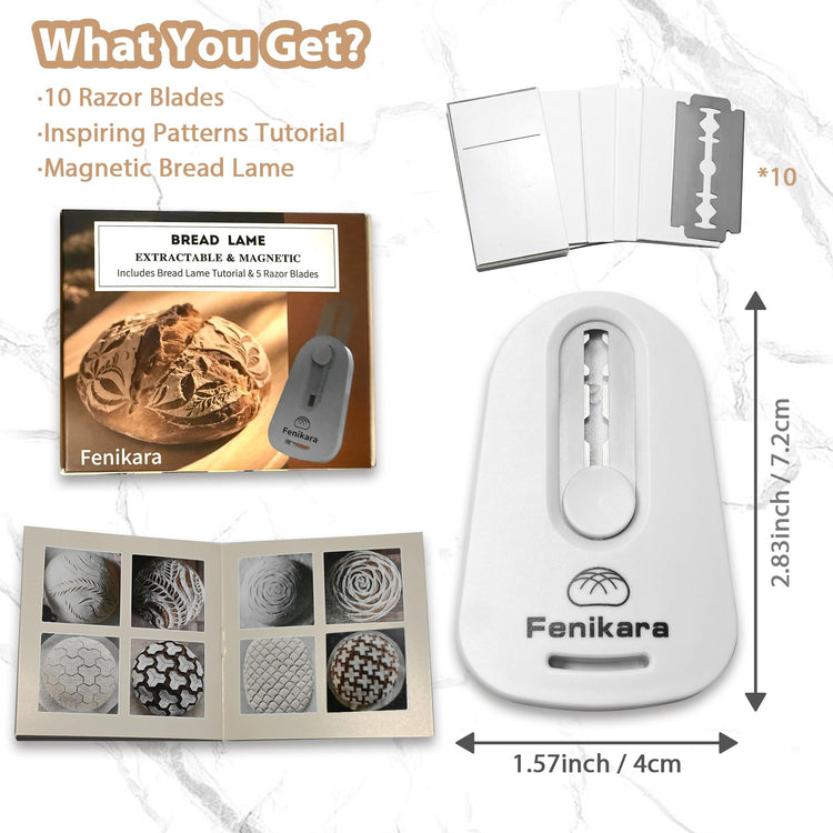 Premium Magnetic Bread Lame & Versatile Bread Scoring Tool