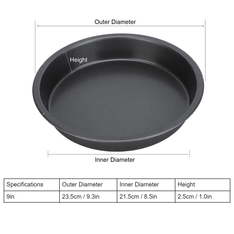 2Pcs Pizza Pan for Oven (2 Count)