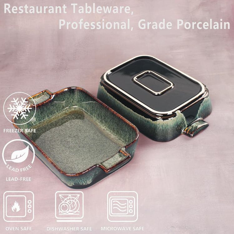 Porcelain Casserole Baking Dish (2 Count)