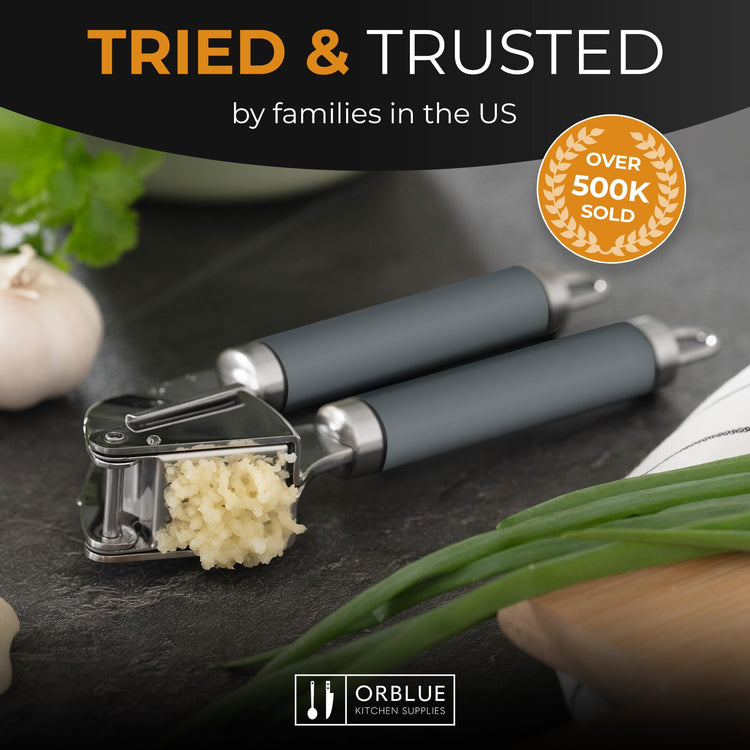 Garlic Press and Peeler Set