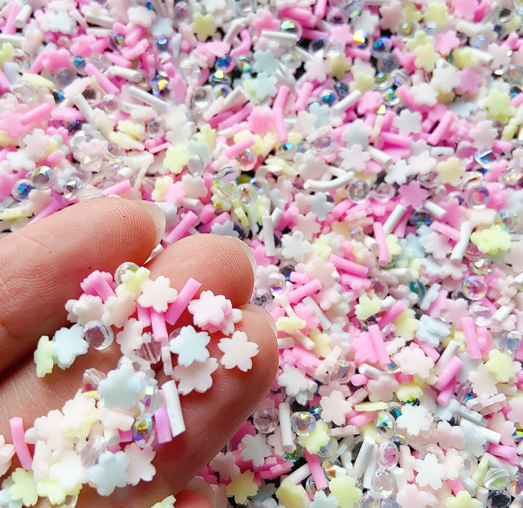 Fake Sprinkles Resin Sprinkles Fake Candy Sprinkles Clay Sprinkles Polymer Sprinkles Polymer Clay Slices for Nail Art DIY Crafts Cake Phone Case