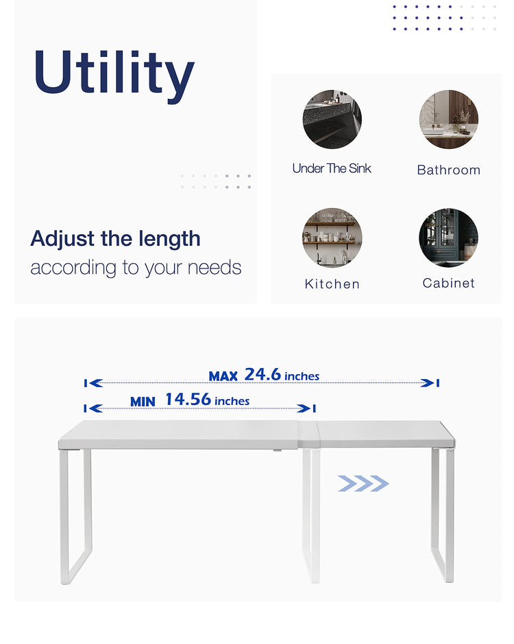 Expandable Cabinet Shelf