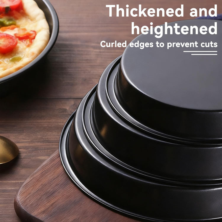 2Pcs 12 inch Pizza Pan for Oven (2 Count)