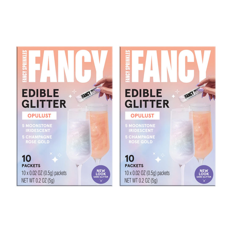 Opulust Edible Glitter Packets 2 Pack