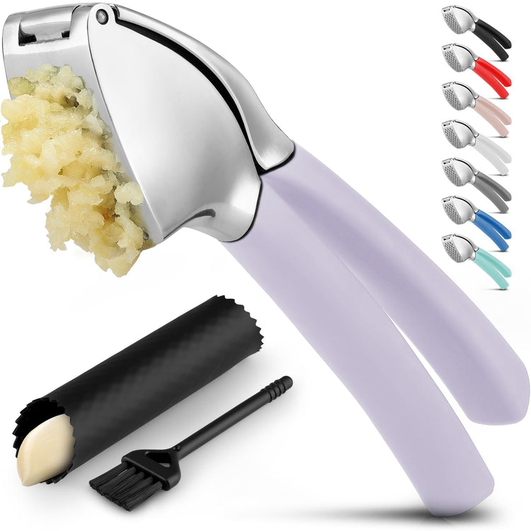 Metal Comfort Grip Garlic Press