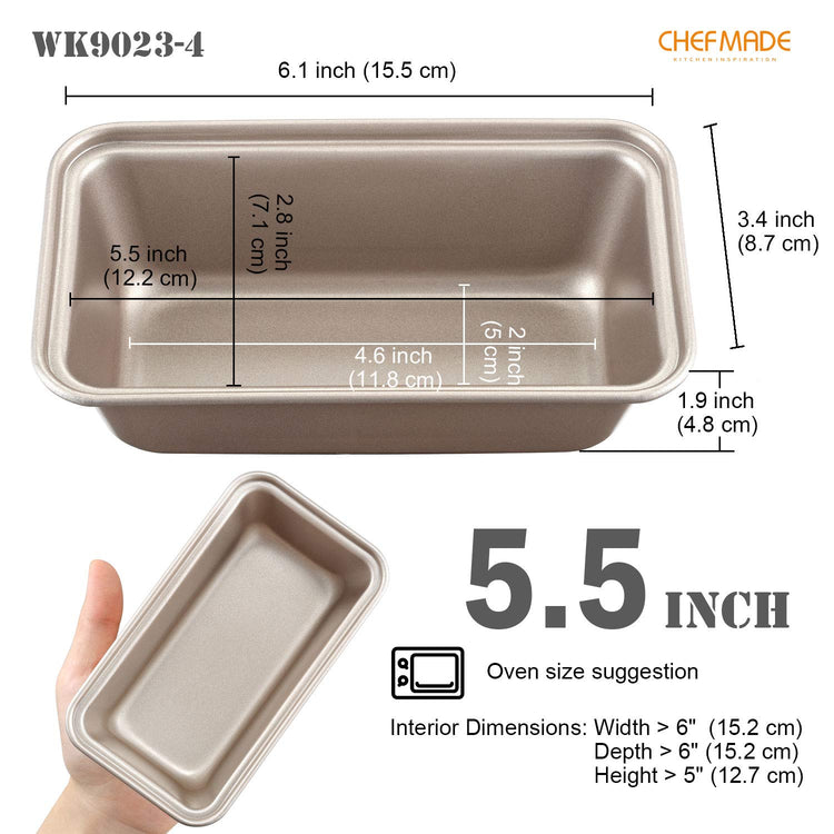 Mini Loaf Pan Set (4 Count)