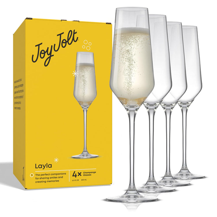 Champagne Glasses Layla Collection (4 Count)