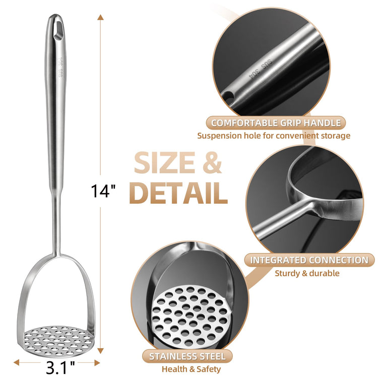 Potato Masher Stainless Steel