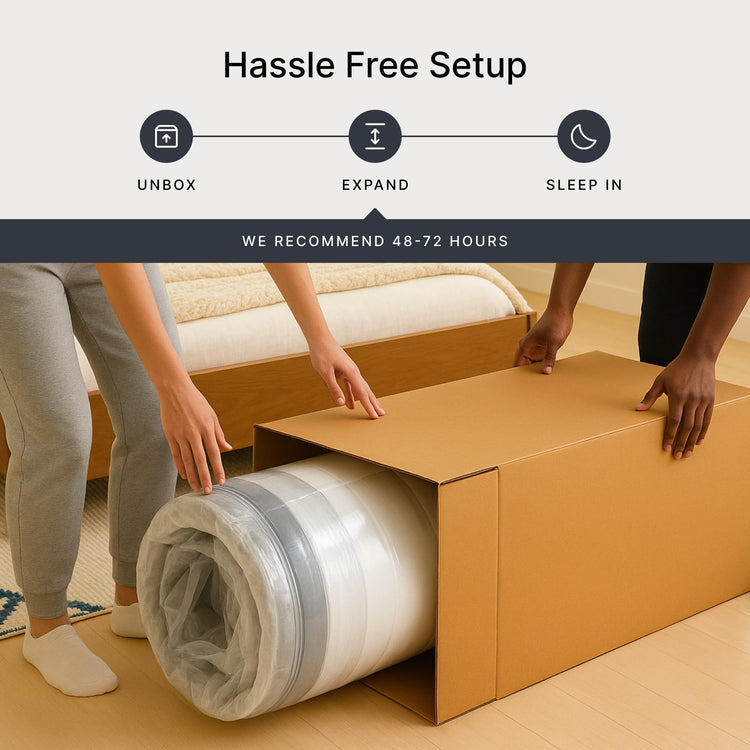 12 Inch King Memory Foam Mattress in a Box
