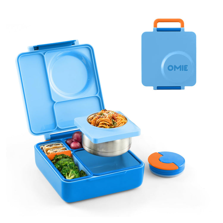 OmieBox Kids Insulated Leakproof Bento Lunch Box with Food Jar