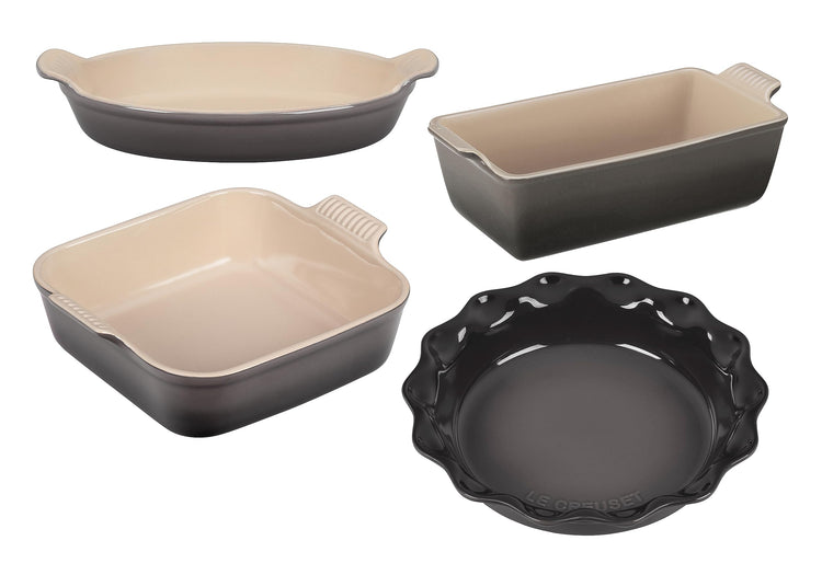 Stoneware 4 PC Heritage Bakeware Set