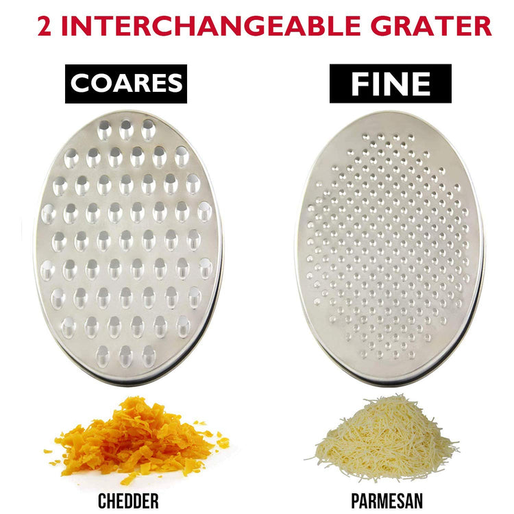 Cheese Grater Citrus Lemon Zester with Food Storage Container & Lid